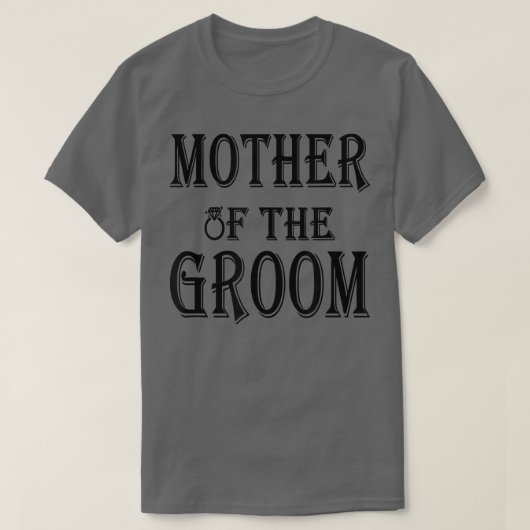 新婦の母の面白い名言 母のプレゼント Tシャツ (デザイン正面)