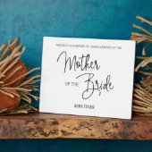 新婦の母結婚記念館 フォトプラーク (側面)