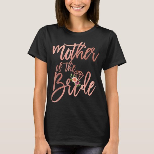 新婦の母親のための結婚前パーティ Tシャツ (正面)