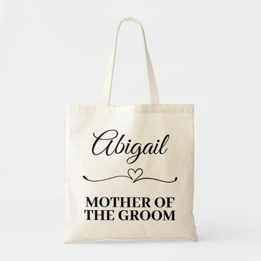 新婦の母 ウェディング チーム 名前入り トートバッグ (正面)