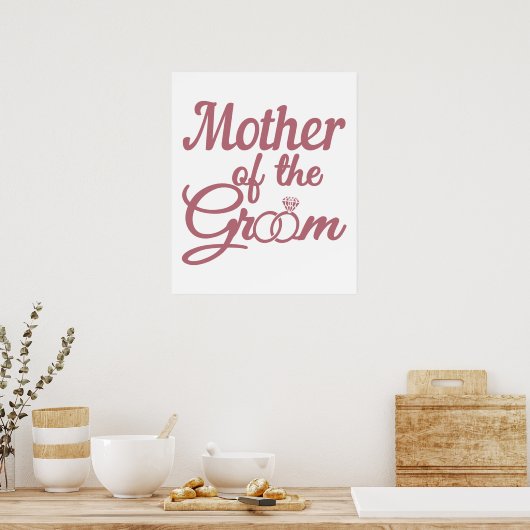 新婦の母 ウェディング 家族 服装合わせ ポスター (キッチン)