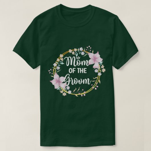 新婦の母 シャワー ウェディングデイ 新婦の母 Tシャツ (デザイン正面)