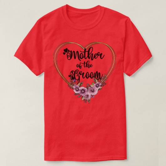 新婦の母 シャワー ウェディングデー 新婦の母 Tシャツ (デザイン正面)