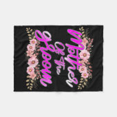 新婦の母 バチェロレッテ ウェディングパーティー ブライズ フリースブランケット (正面(横))