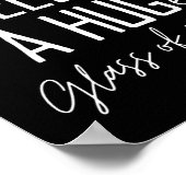 新婦の母、ワイン大グラス1杯必要！ ポスター (角)