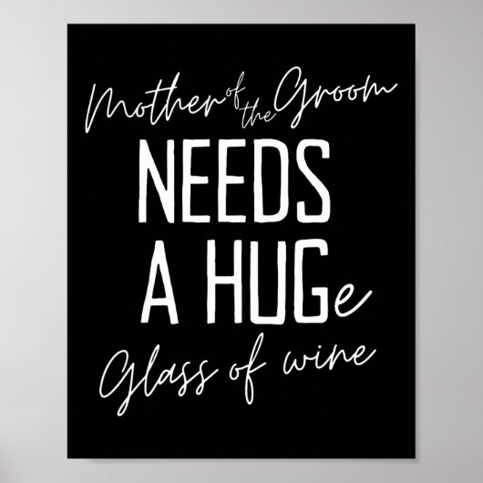 新婦の母、ワイン大グラス1杯必要！ ポスター (正面)