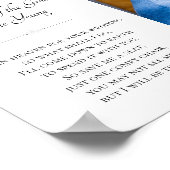 新婦の母 天国での写真 追悼 ウェディングメモリアル ポスター (角)