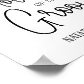 新婦の母 記念席 予約済み 結婚式 ポスター (角)