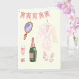 新婦の準備結婚中 カード