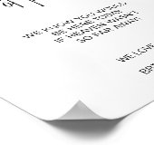 新婦の父の愛する記憶のために予約済み ポスター (角)