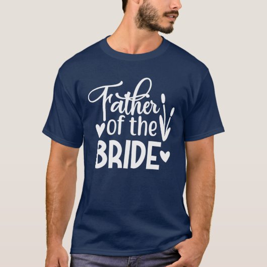 新婦の父 ウェディング＆バチェラー Tシャツ (正面)