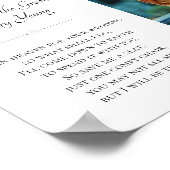 新婦の父 天国での写真 追悼 ウェディング メモリアル ポスター (角)