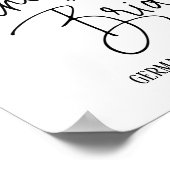 新婦の父 記念席 結婚式 ポスター (角)