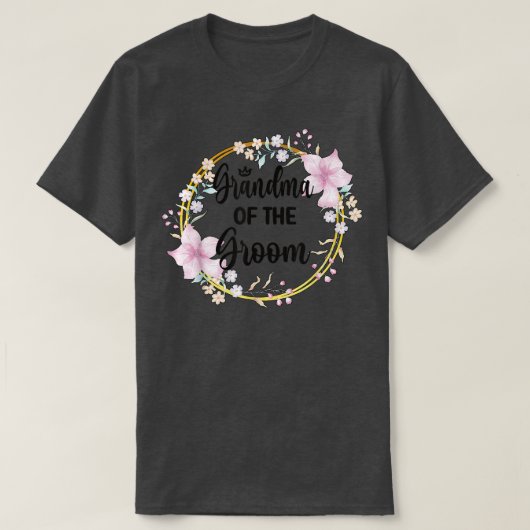 新婦の祖母のシャワー ウェディング デー Tシャツ (デザイン正面)