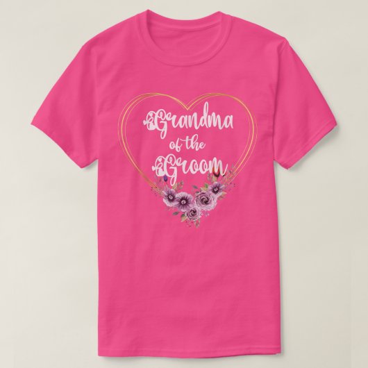 新婦の祖母のシャワー ウェディング デー Tシャツ (デザイン正面)