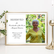 新婦の祖母の写真記念席 ウェディング