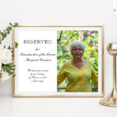 新婦の祖母の写真追悼席 ウェディング ポスター