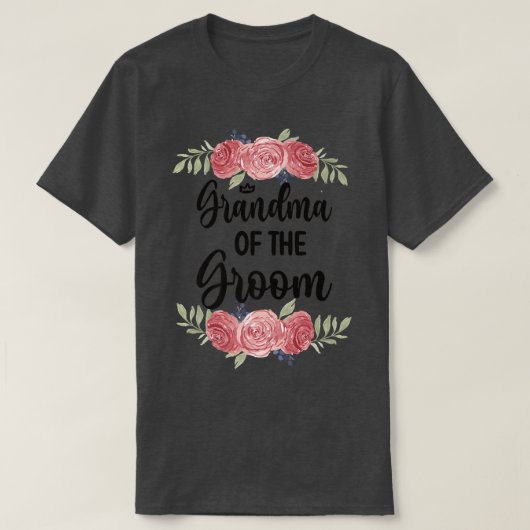 新婦の祖母 ウェディングパーティー 新婦のシャワー Tシャツ (デザイン正面)