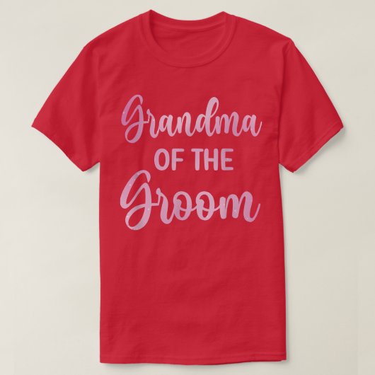 新婦の祖母 結婚式当日 新婦シャワー841 Tシャツ (デザイン正面)