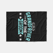 新婦の祖父に合わせた独身最後のパーティー フリースブランケット (正面(横))