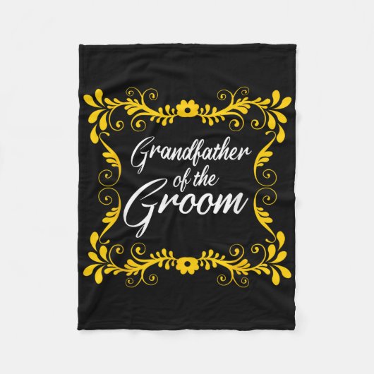 新婦の祖父に合わせた独身最後の女の子のパーティー フリースブランケット (正面)