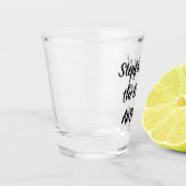 新婦の義父 ブラック カスタム名 ウェディング ショットグラス (左)