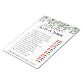 新婦の葉っぱが誰のもの?を当てるゲーム ノートパッド (アングル)