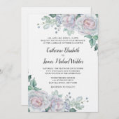 新婦の親が主催する結婚式の正式な招待文言 招待状 (正面/裏面)