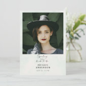 新婦のPhoto Sageブライダルシャワーを台無し 招待状 (スタンド正面)