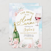 新婦はクラウドワインの旅程に乗っている 招待状 (正面/裏面)