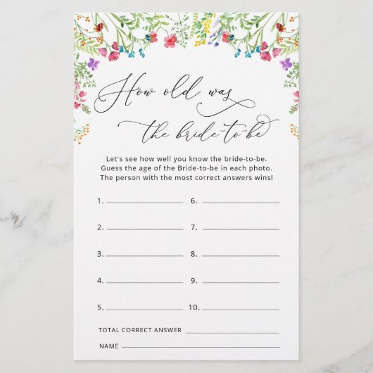 新婦は何歳になるガーデンブライダルゲーム (正面)