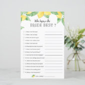 新婦を知るゲーム - 誰が一番新婦を知っている？ (スタンド正面)