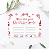 新婦イタリアンブライダルシャワーは何歳だった 招待状