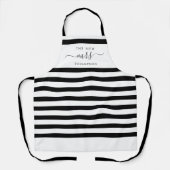 『新婦エレガントのストライプ』 エプロン (正面)