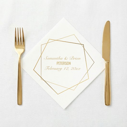 新婦エレガントのナプキ結婚ン スタンダードカクテルナプキン