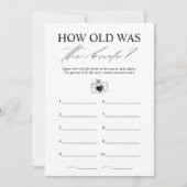 新婦エレガントブライダルシャワーの試合は何歳だった 招待状 (正面)