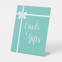 新婦エレガントブライダルシャワーカード&ギフト 台座サイン