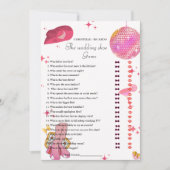 新婦エレガントブライダルシャワーゲームカード 案内状 (正面)