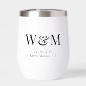 新婦エレガントモノグラムイニシャルズ結婚ーズ (背面)