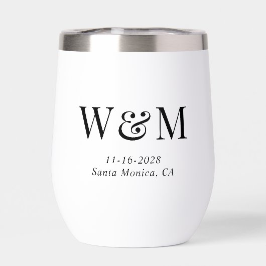 新婦エレガントモノグラムイニシャルズ結婚ーズ (背面)