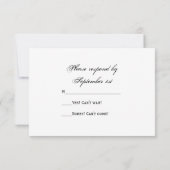 新婦オンファームトラクターカントリー結婚式RSVPカード 出欠カード (裏面)