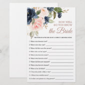 新婦クイズゲーム 新婦ってどれくらい知ってる？ (正面/裏面)