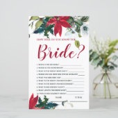 新婦クリスマスポインセチアのゲームをどれだけ知っているか (スタンド正面)