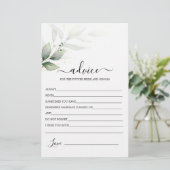 新婦シンプルカード用のアドバイスグリーンリー (スタンド正面)