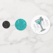 新婦スクワッドシルエットティール（緑がかった色）/ブラックID252 コンフェッティ (裏面)