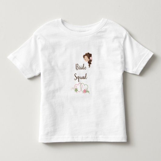 新婦スクワッド2ハート幼児Tシャツ トドラーTシャツ (正面)
