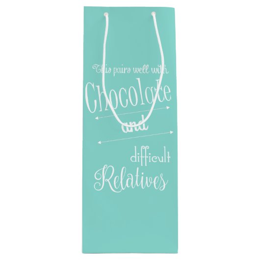 新婦チョコレート&ワインテイスティングパーティー ワインギフトバッグ (正面)