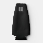 新婦ティール(緑がかった色)ブルー&ブラックタキシードブライダルパーティ新郎 ボトルクーラー (正面)