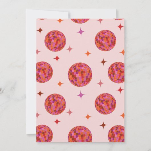 新婦ディスコのバチェロレッテゲーム 案内状 (裏面)