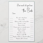 新婦トリビアフライヤーをどれくらい知っているか チラシ (正面)